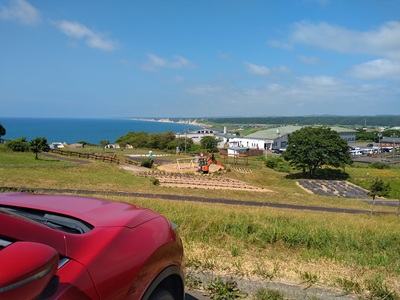 高台から
